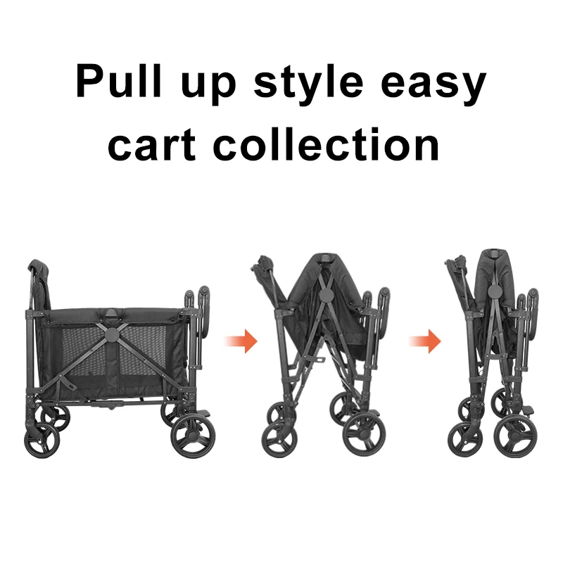 Multifunctional with Detachable Canopy 4 Wheeled Dog and Cat Large Pet Stroller 2