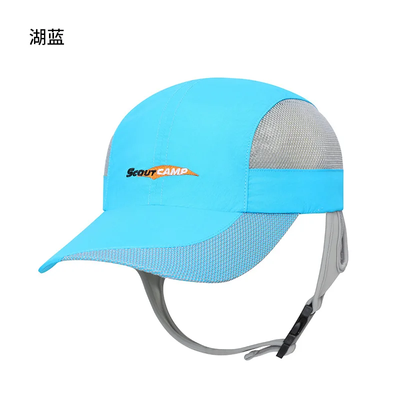 

Cap Summer Beach Surfing Hat Men Women Outdoor Breathable UPF50+ Baseball Cap Seaside Sunscreen Hat splash-proof Sun Hat