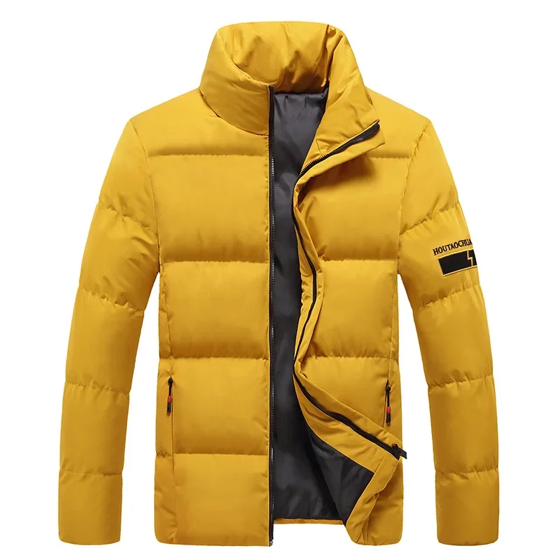 Cotton Jacket Men's Winter Hooded Coat Thickened Warm Cotton Jacket Windproof Cotton Jacket Fashion Leisure New Men Clothing