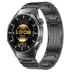 Lightweight 22mm Titanium Strap - High - End Replacement Wristband - 22mm Width strap (Titanium gray)