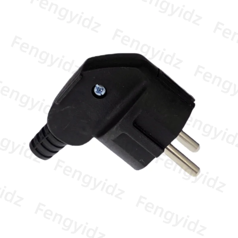 EU 플러그 어댑터 16A 남성 교체 AC 콘센트 Rewireable Schuko Electeic 소켓 전원 연장 케이블 용 유로 커넥터