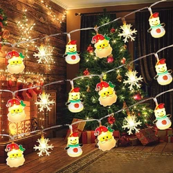 Festive LED Fairy Light Garland - Christmas Tree Ornament & Home Decoration (C)