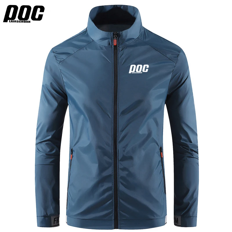 Cycling Jacket, Cycling Clothes LairschDan POC Bike Riding Breathable Clothing Men's Cycling Windproof Jacket MTB Road Downhill Mountain Waterproof Windbreaker