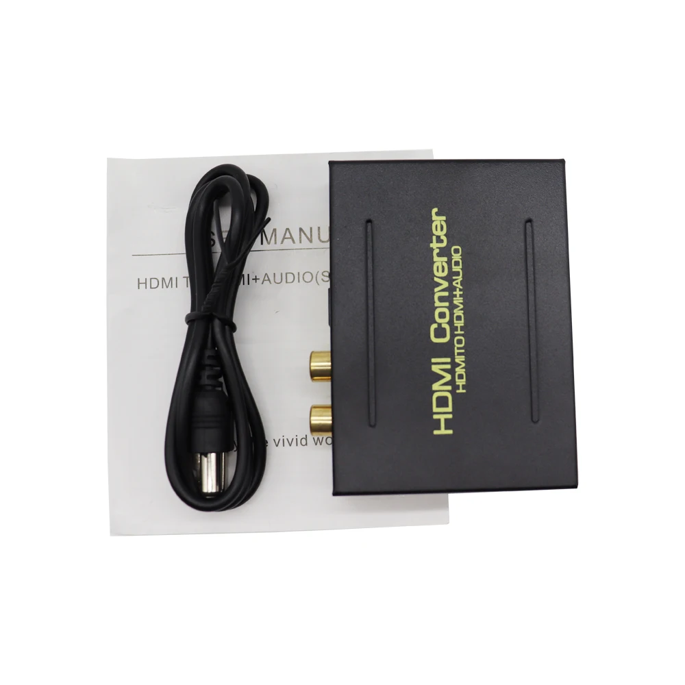 Audio Splitter Audio Extractor Converter to HDMI compatible Support 5