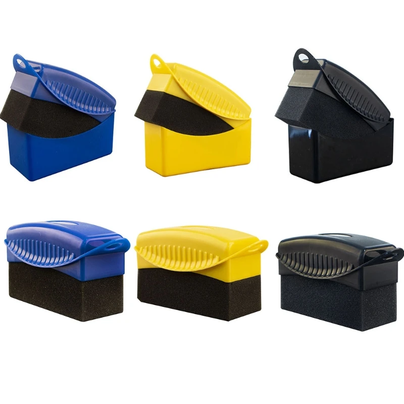 

Contoured Tire Wipe Sponge Car Tyre Washing Sponge Brush Portable Vehicle Home Cleaning Helper