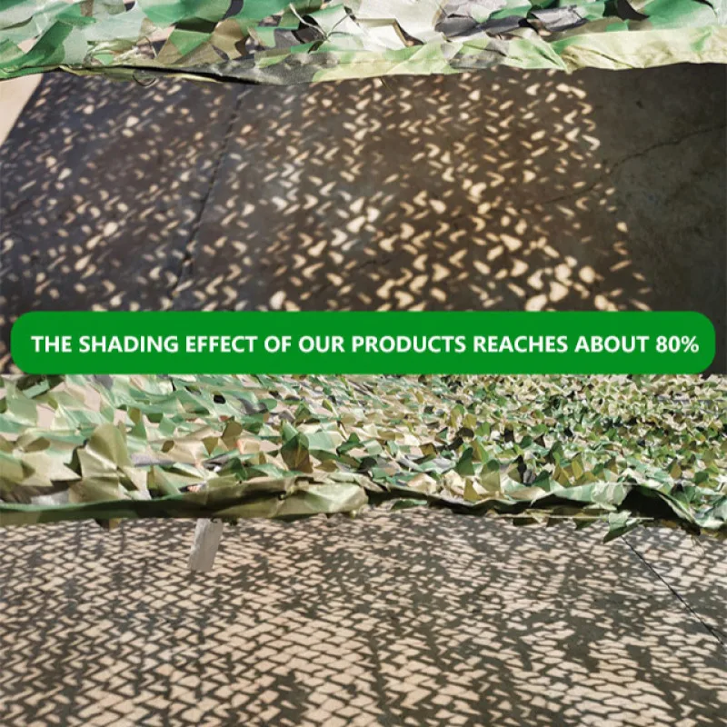 Sun Shade Netting for Factory Buildings and Outdoor Camping Hunting Military Army Training Tent Camouflage Nets Car Sun Shelter