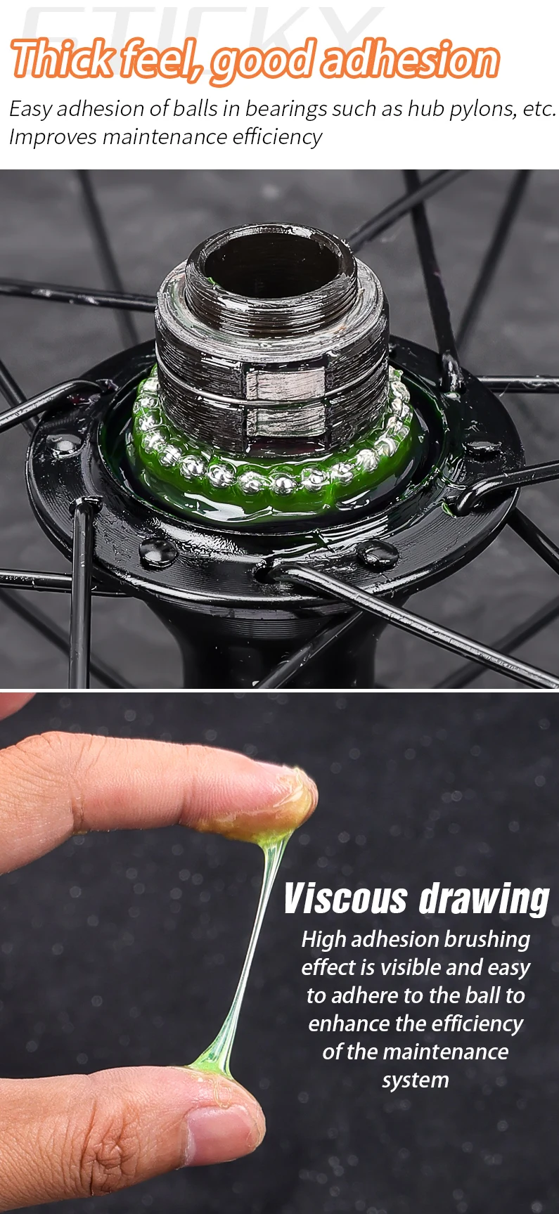 Description Picture 5 of itemLebycle Bicycle High Quality Lubricating Oil For Shimano Green Effect Bearing Grease Hub Lubricants Lipid Elements 50g