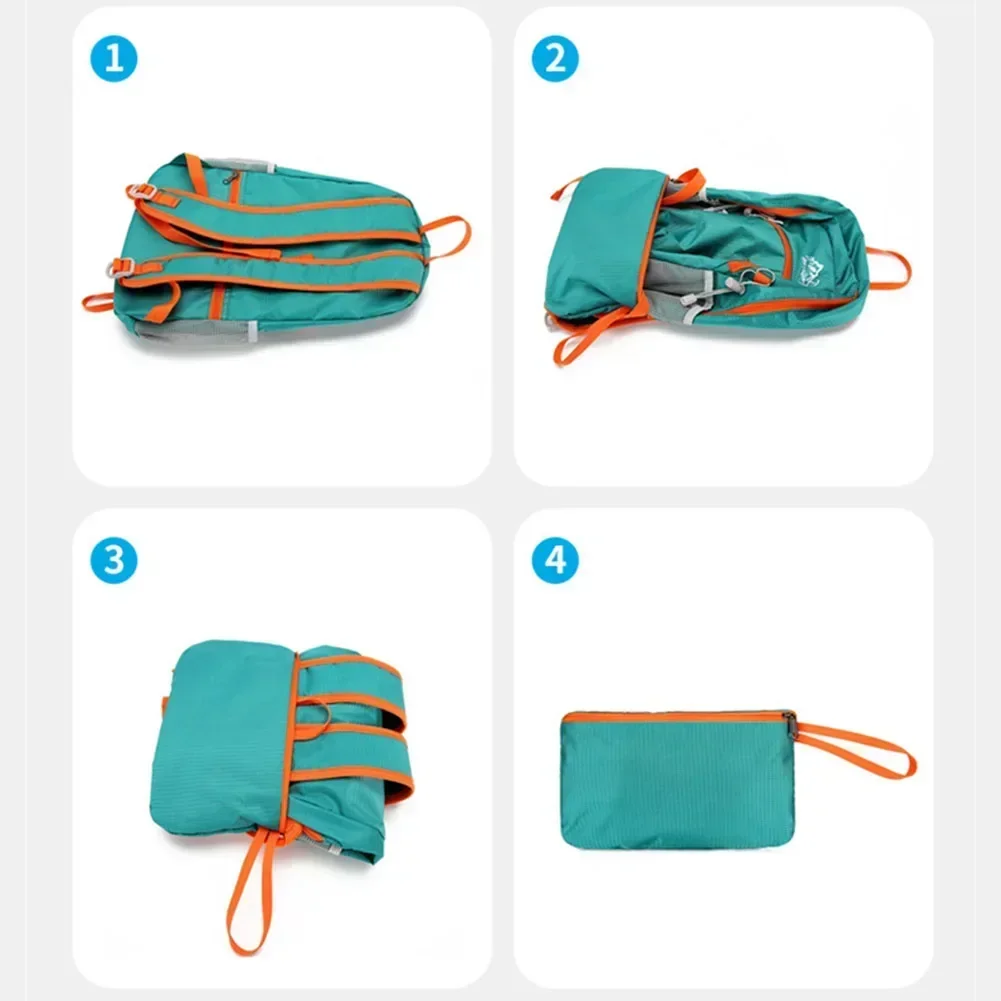 1pc Backpack 20L Lightweight Foldable Backpack Waterproof Packable Travel Hiking Cycling Bag Multifunctional Backpack Parts 6