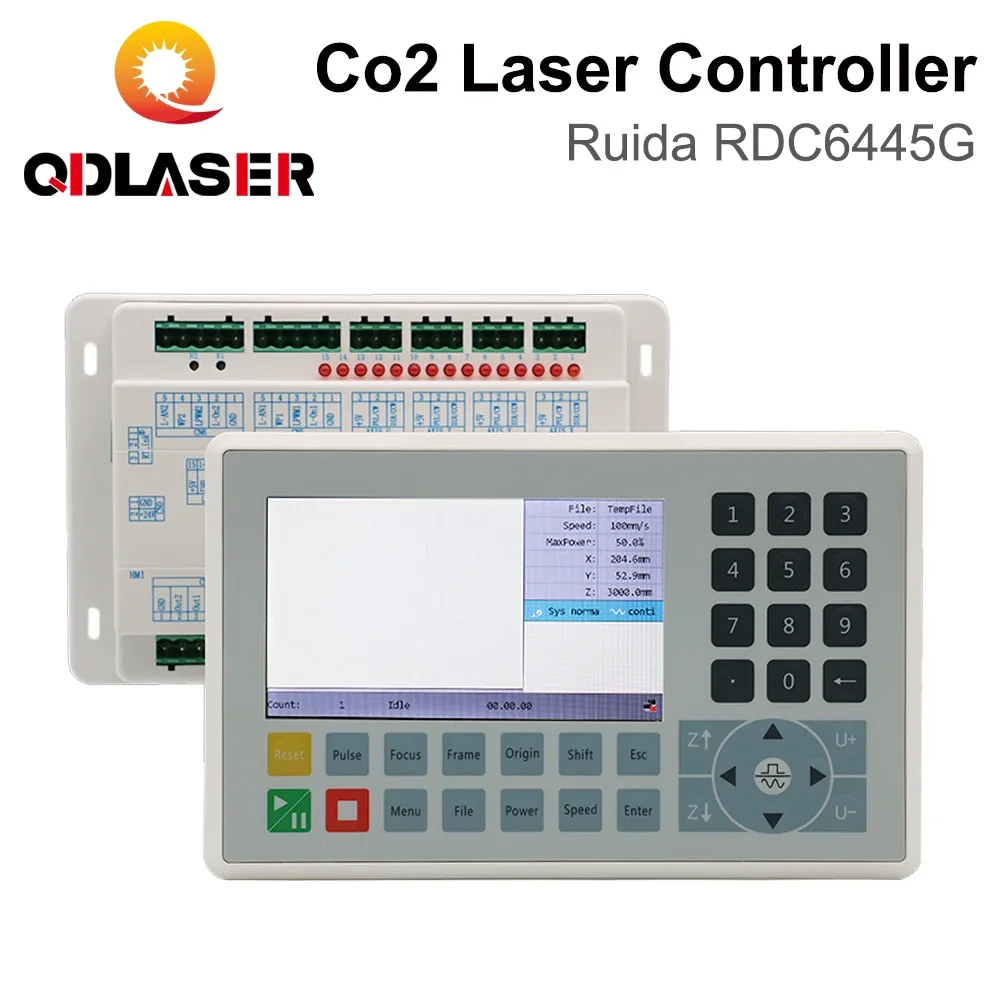 QDLASER Ruida RDC6445 RDC6445G/S Controller for Co2 Laser Engraving Cutting Machine Upgrade RDC6442 RDC6442G Controller Cricut