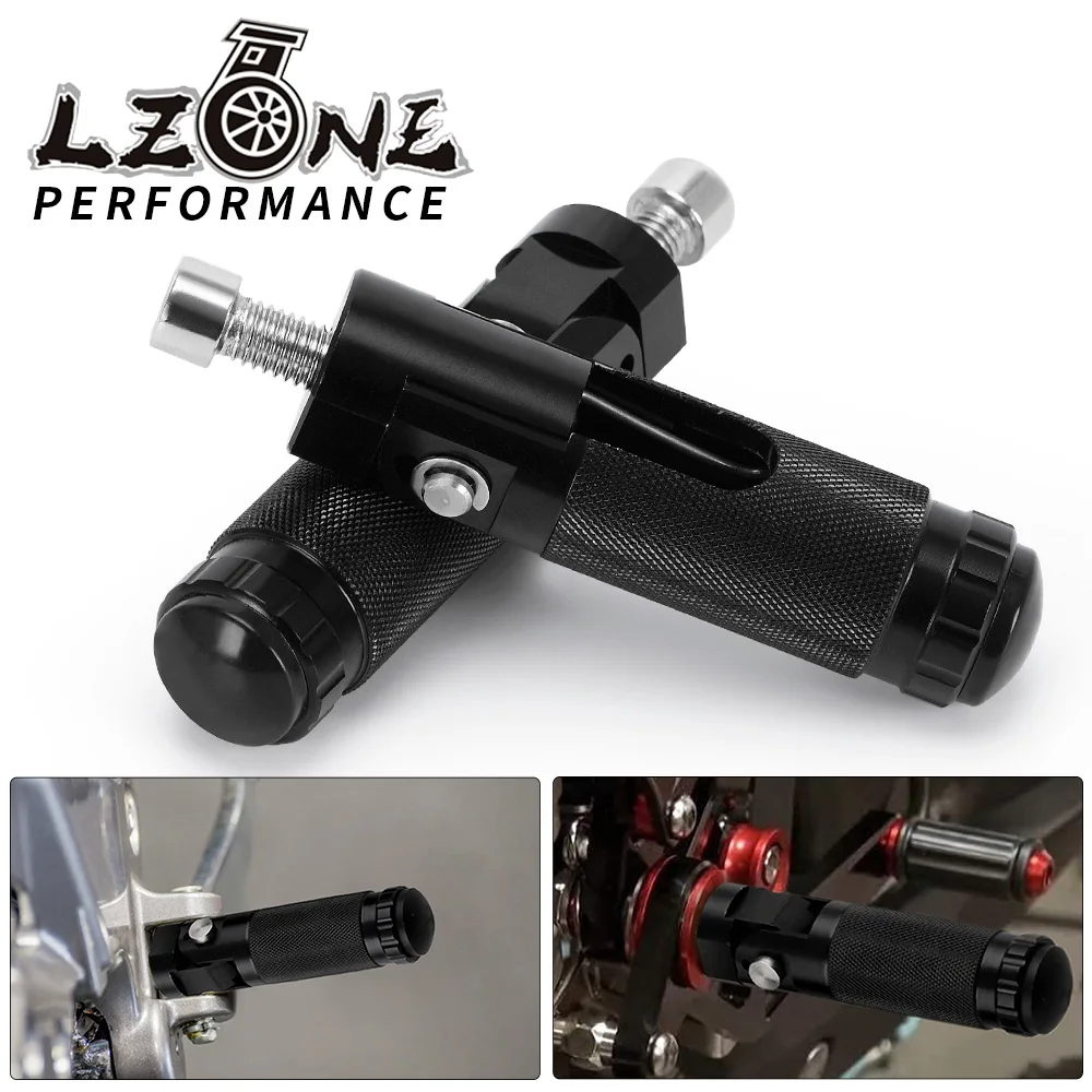 YHMTIVTU Pedane Passeggero Moto Pedane Posteriori Lama Cava Maschio - Foto 2