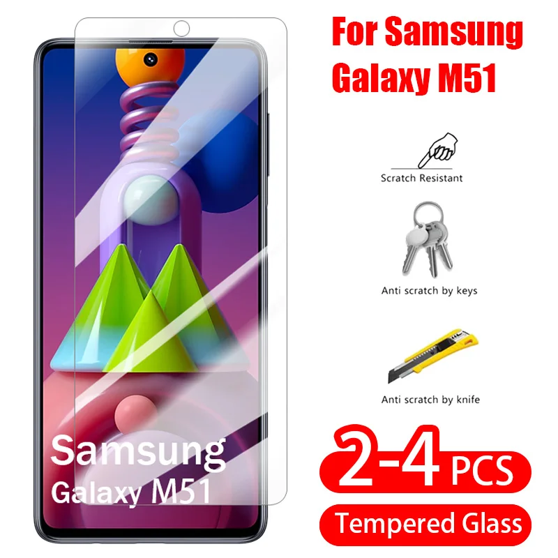 ForSamsungGalaxyM51ScreenProtectorFullCoverHD9HFlimTempered