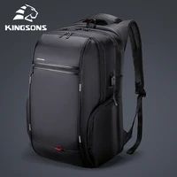 Kingsons Waterproof Anti-theft 15.6-17inch Laptop Backpack with USB Charging Carry on Travel Backpack Mochila for men women 1