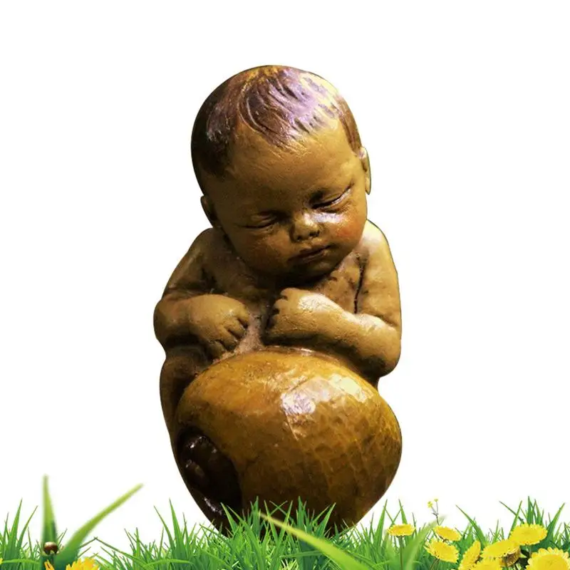 

Snail Garden Decor Fairy Garden Snail Home Table Ornament With Baby Resin Fairy Garden Decoration Garden Ornaments Snail
