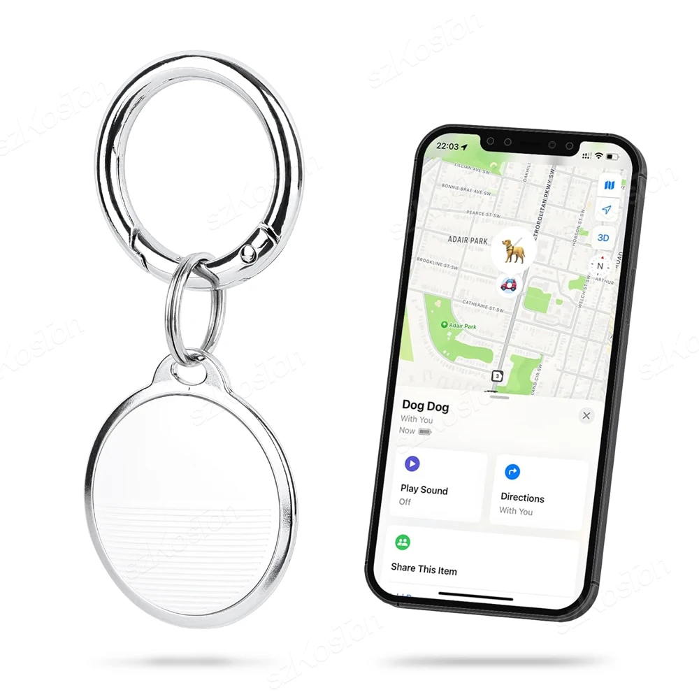 Compact GPS Tracker Smart Tag with Anti-Loss Alarm and Locator Features
