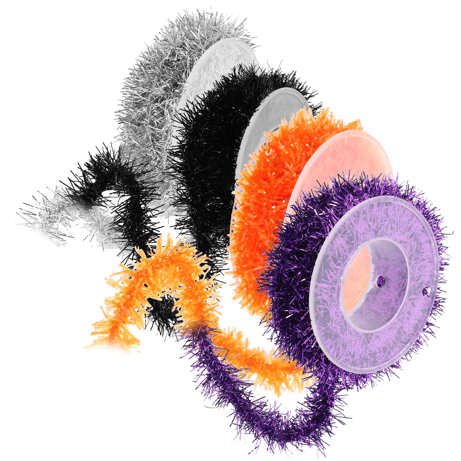 

4 рулона Хэллоуина, настенные подвески, блестящее украшение, фотография, гирлянда, реквизит