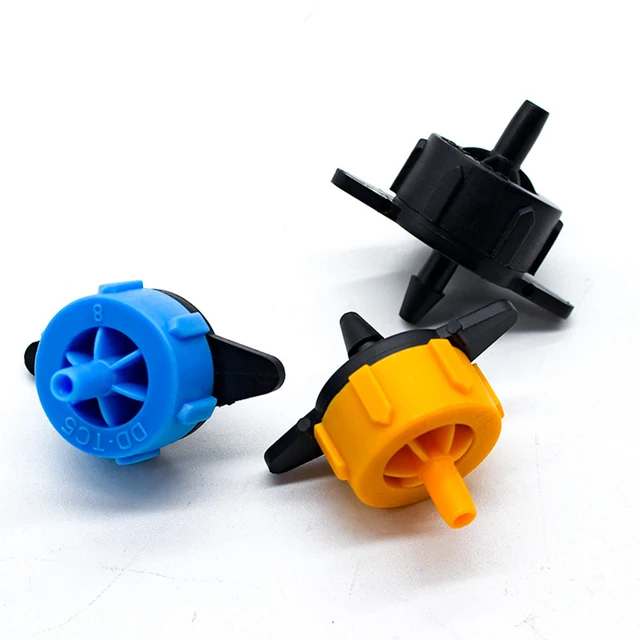 Kert 2L/H 4L/H 8L/H Biditter Nyomás Kompenzáló Csepegtető Mikro Öntöző Tömlő Fej -Megtakarító Öntözőcseppő