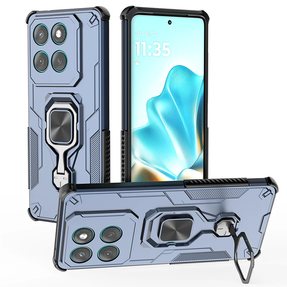Rotatable Kickstand Magnetic Ring Holder Protective Phone Case Cover