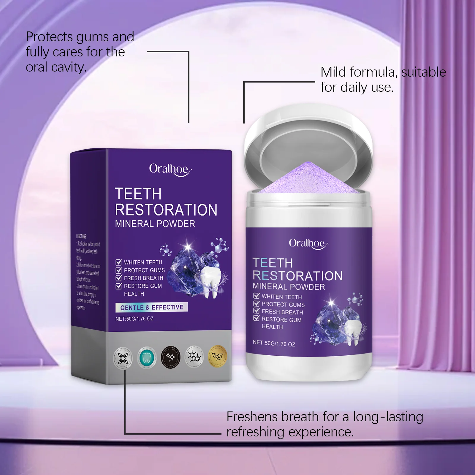 Oralhoe Teeth Whitening Powder Image 5