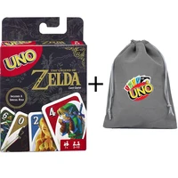 Mattel Games UNO The Legend of Zelda Card Game for Family Night Special Rule contain storage Bag travel game toy 1