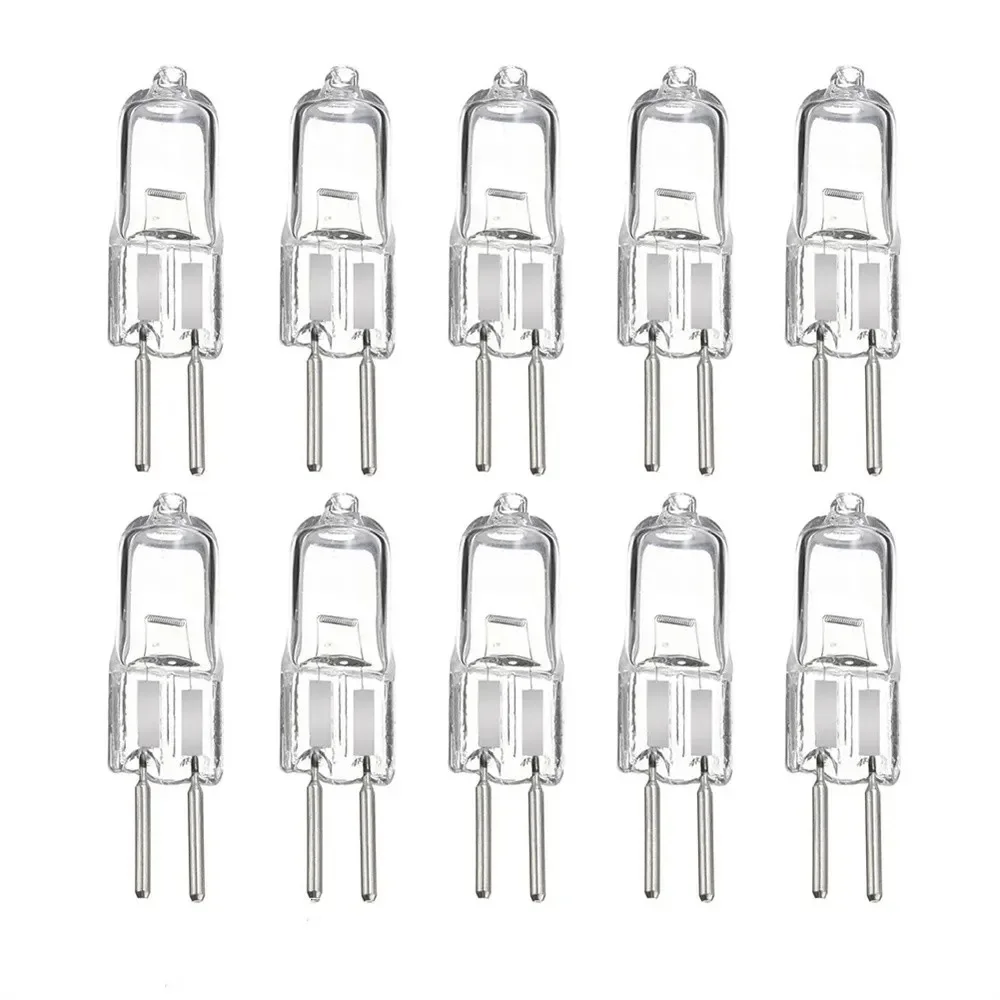 

10Pcs/Pack G4 Halogen Bulb 12V 20W G4 Halogen Bulbs Light Globe Lot JC Bi-Pin LED Lamp Warm White Replace LED Lamp Capsule Lamps