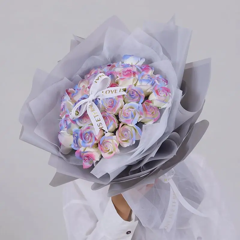 Keimprove Soap Roses Flowers Bouquet Mini Artificial Bouquet Dried Flower  Souvenir for Wedding Home Decoration Birthdays Valentine's Day Mother's Day