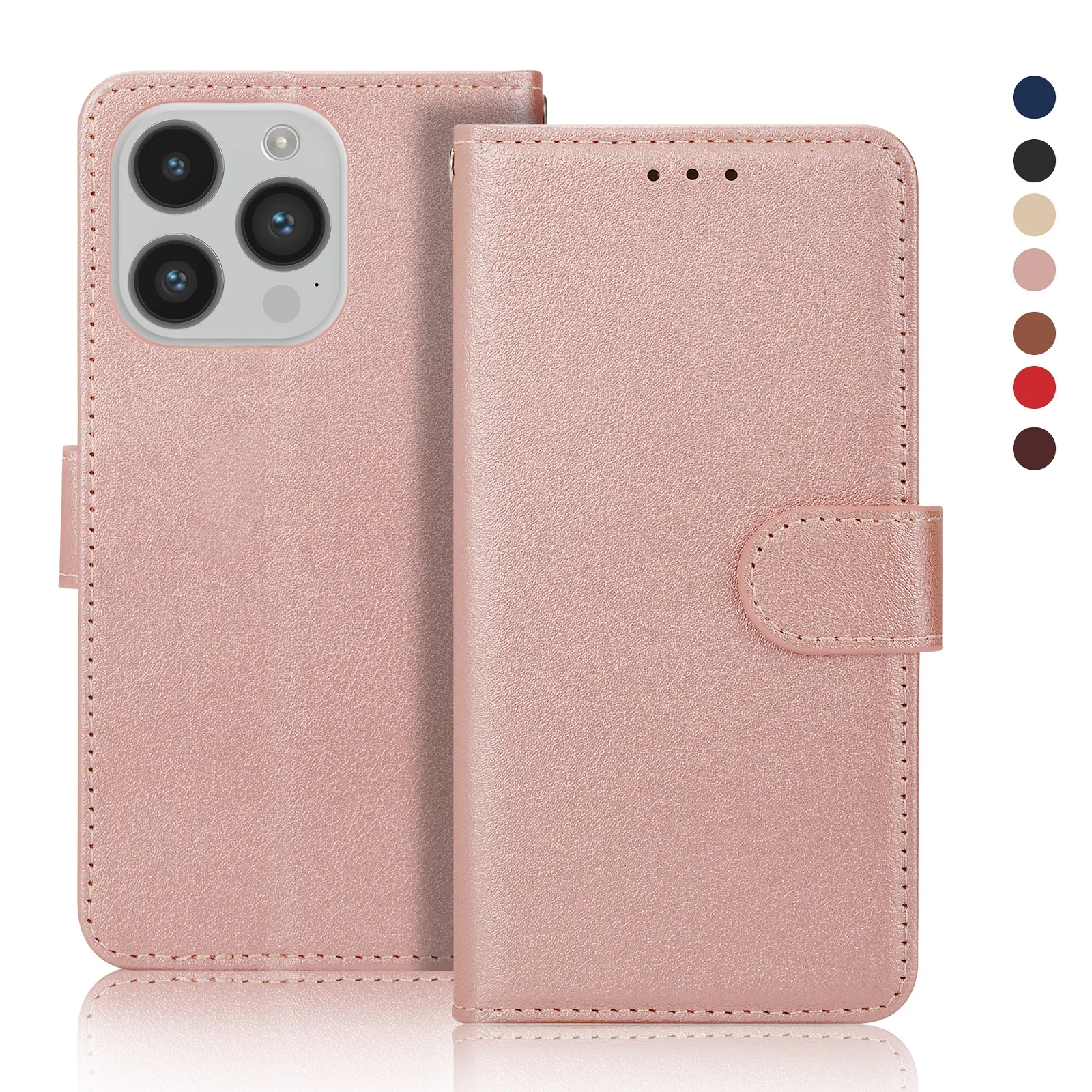 For iPhone 14 13 12 11 Pro Max Mini Protective Cover Leather Case phone case iphone case leather phone case phone protector cover for iPhone 7 8 6 6s Plus 5 5s SE Coque Flip Wallet Funda
