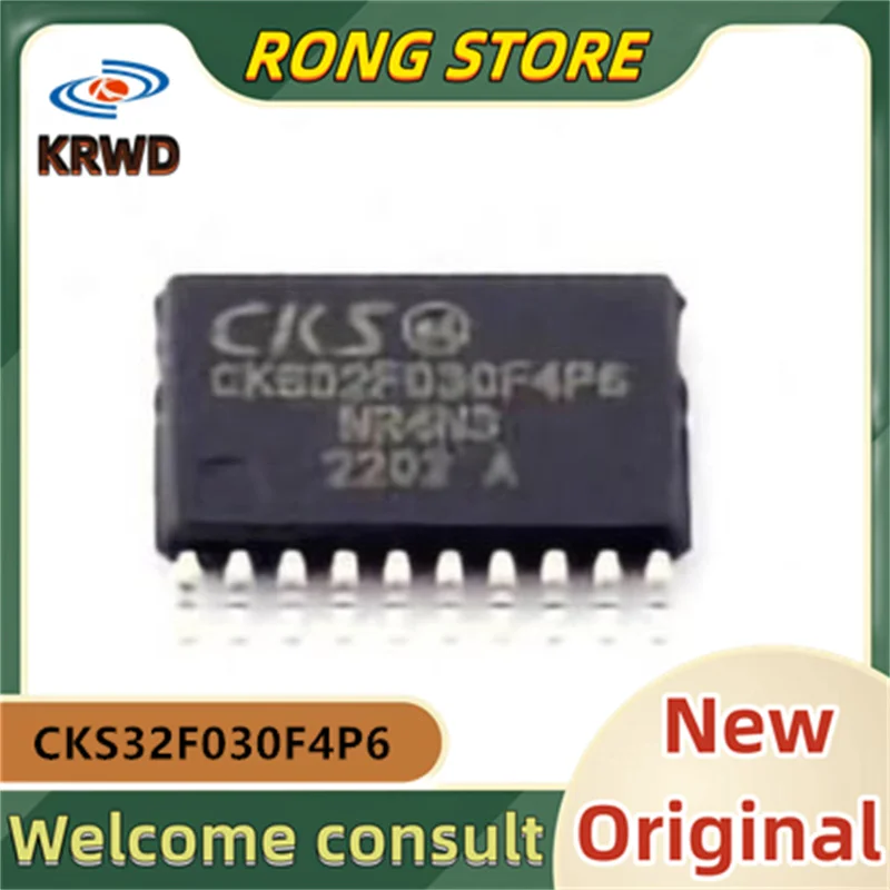 

Новый и оригинальный чип CKS32F030F4P6, плата IC CKS32F030F4P6TR TSSOP20, совместимая запасная деталь STM32F030F4P6, 5 шт.