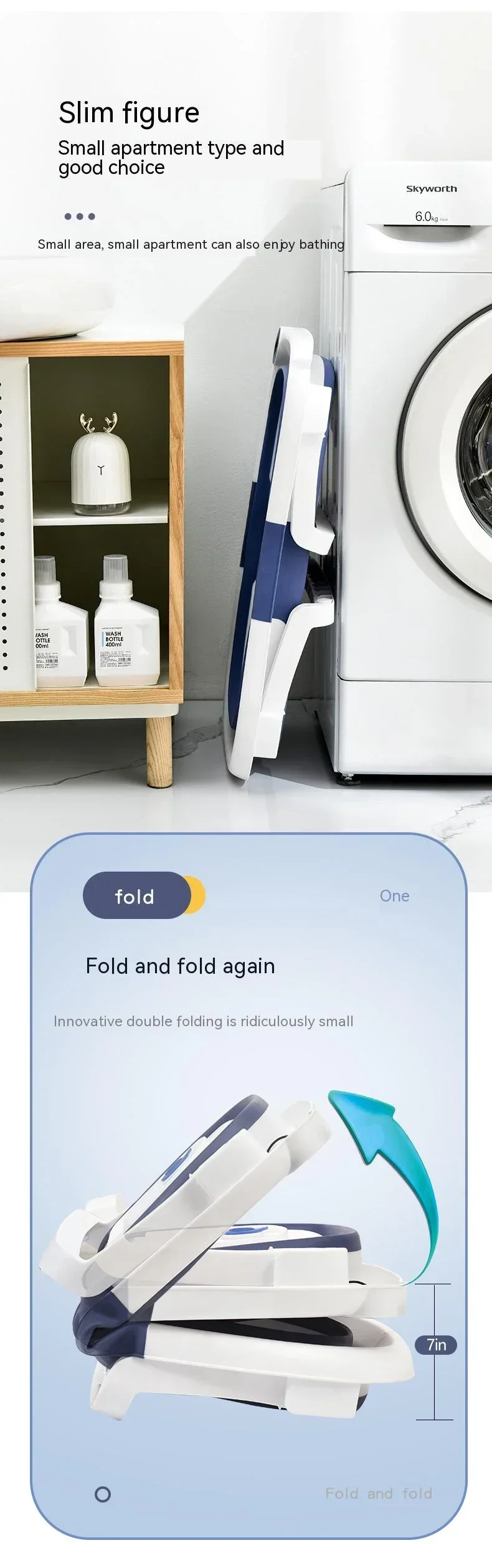 Portable Baby Bath Foldable Real-time Temperature S1cb4feee86614b138f015ba32db12698k