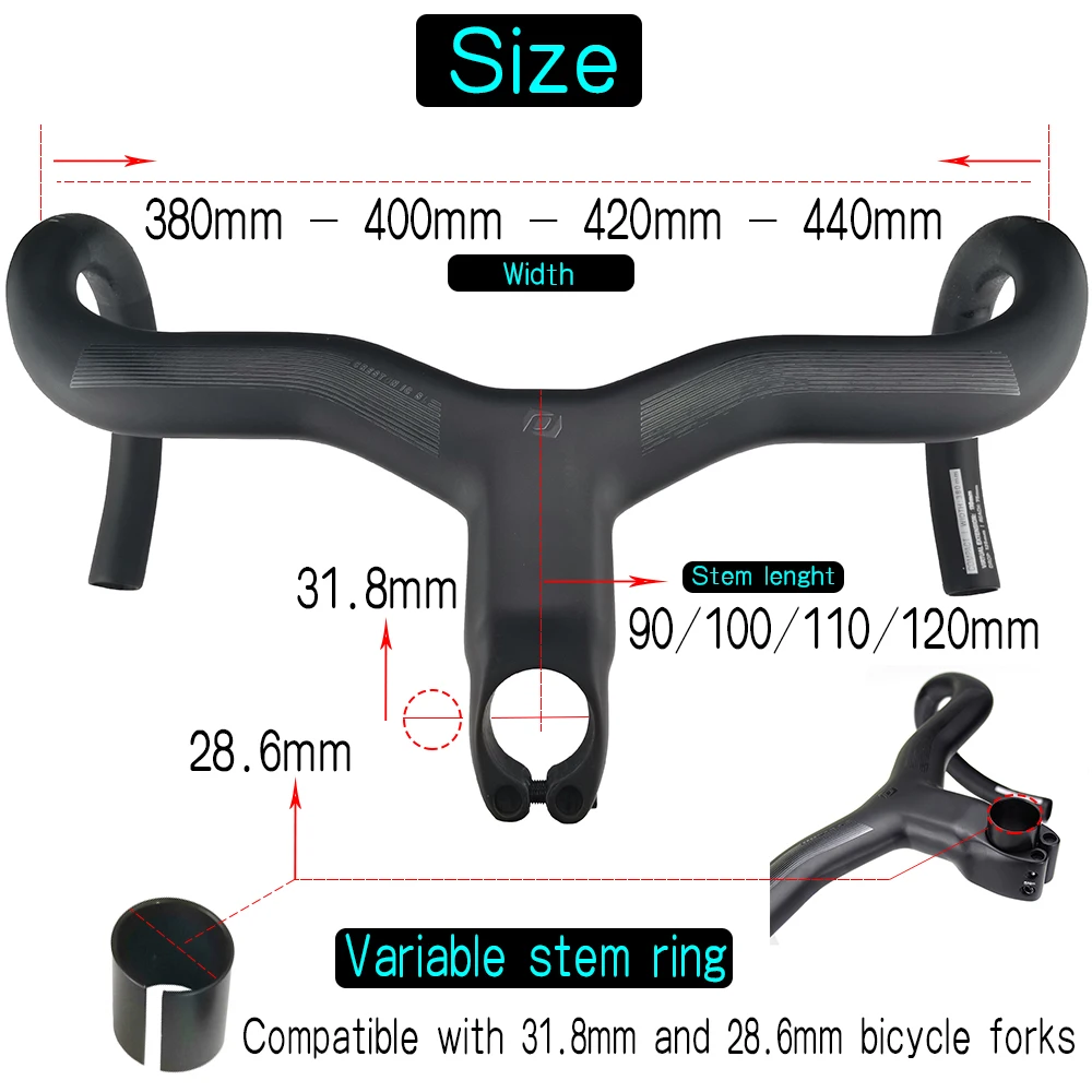 Bicycle Handlebar Road Bicycle Handlebar Customized SYNCROS Creston 1:1 Integrated Cables For Mechanical Electronic