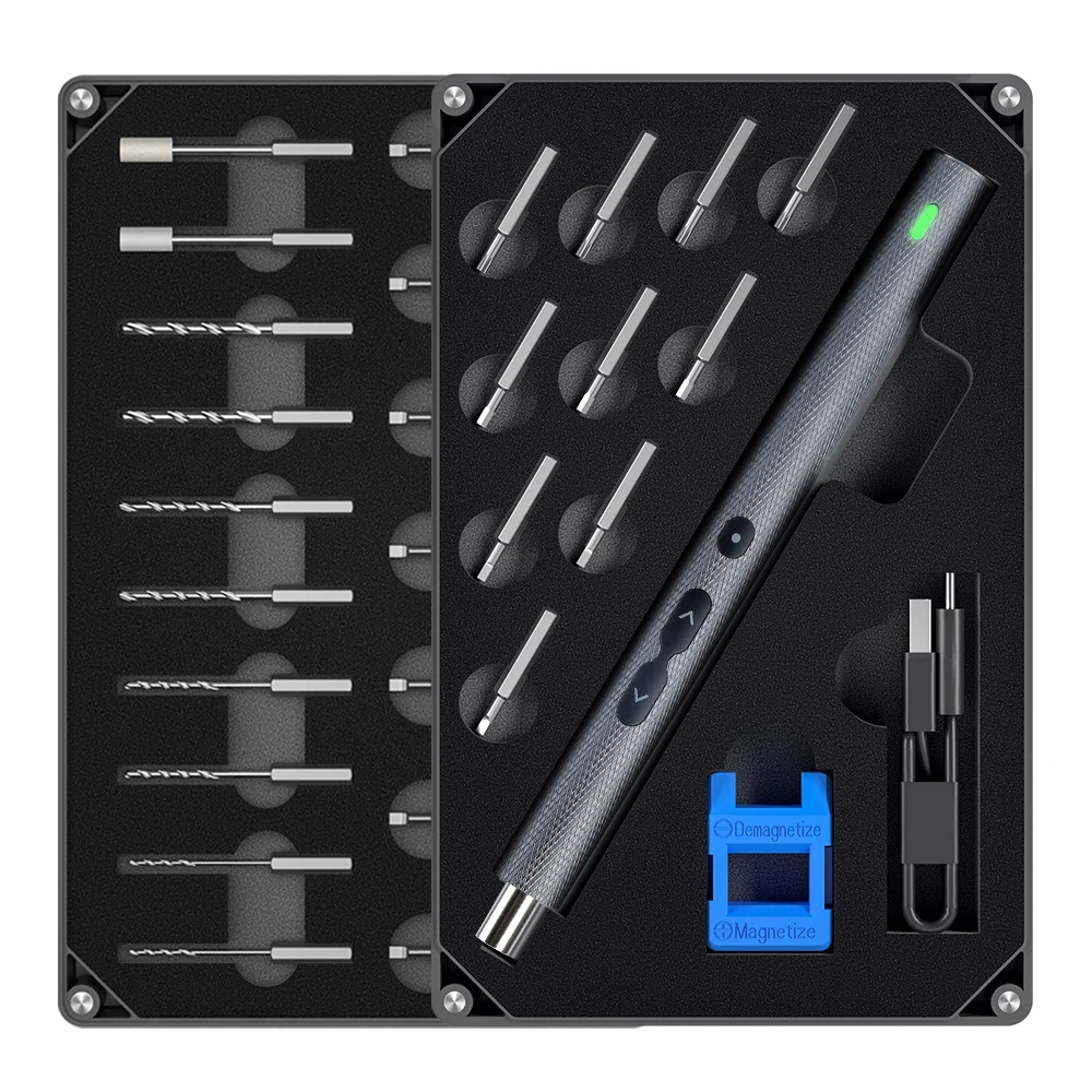 Upgraded Version Electric Screwdriver 36 IN 1 Cordless Mini Power Precision Screwdriver Set with 33 Bits, Rechargeable upgraded version es4000 simultaneously measure 4 channels voltage current three phase power quality analyzer for grid system