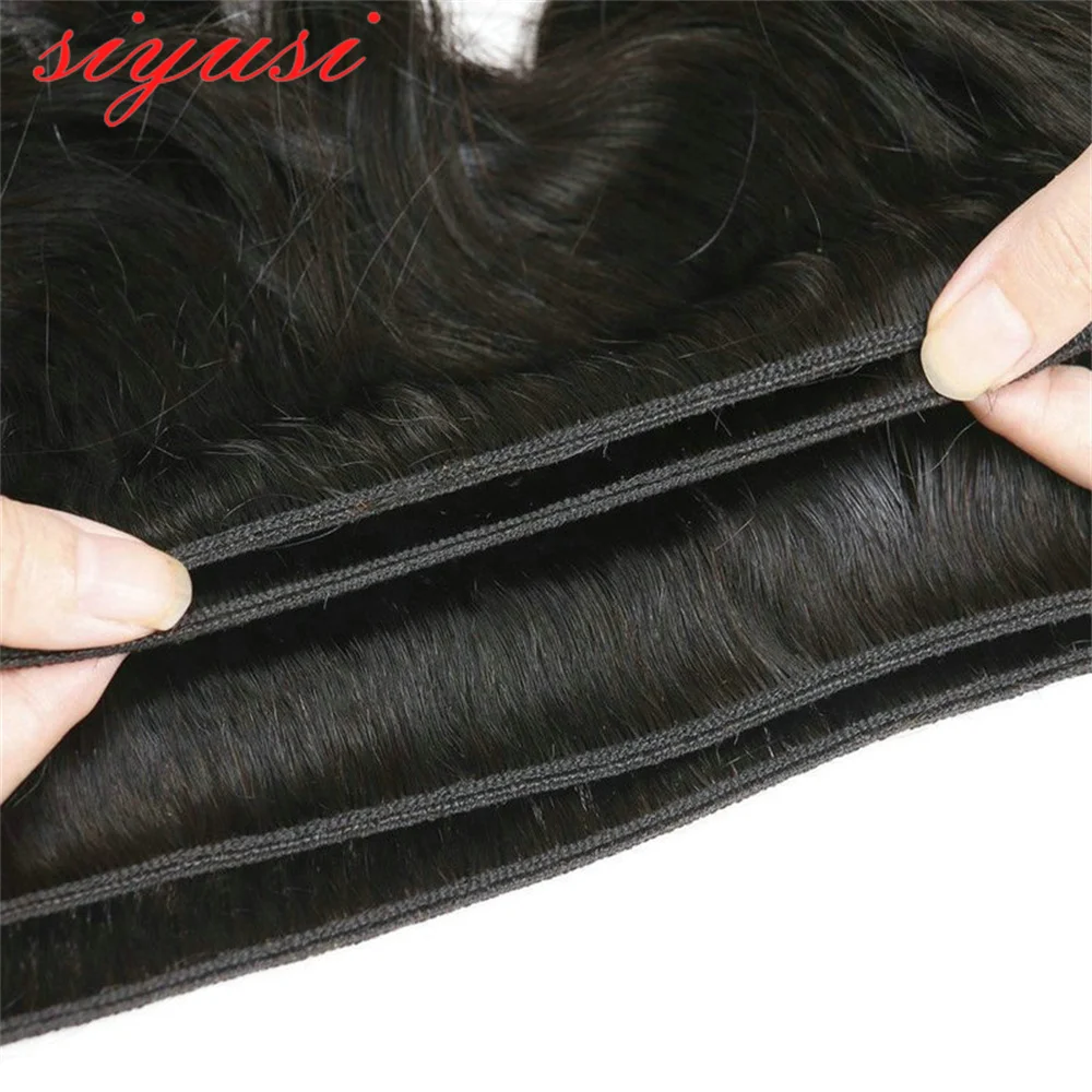 Straight Human Hair Bundles 1/3/4 Pieces Natural Black Women Cheap Remy Human Hair Extensions 10-30 Inch Bone Straight Bundles