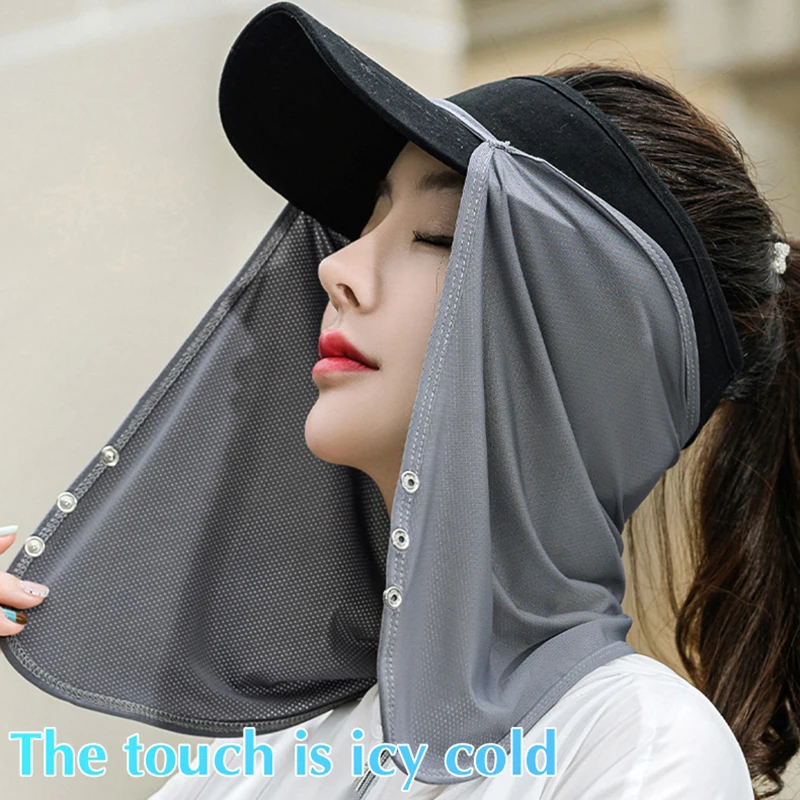 Description Picture 5 of itemQuick Drying Fishing Cap Face Neck Sunshade Masks Cap UV Protection Visor Headwear For Outdoor Sport Golf Hiking Veil Travel Hat