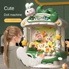 Automatic Doll Machine Toy for Kids Mini Cartoon Coin Operated Play Game Claw Crane Machines with Light Music Children Toy Gifts 2