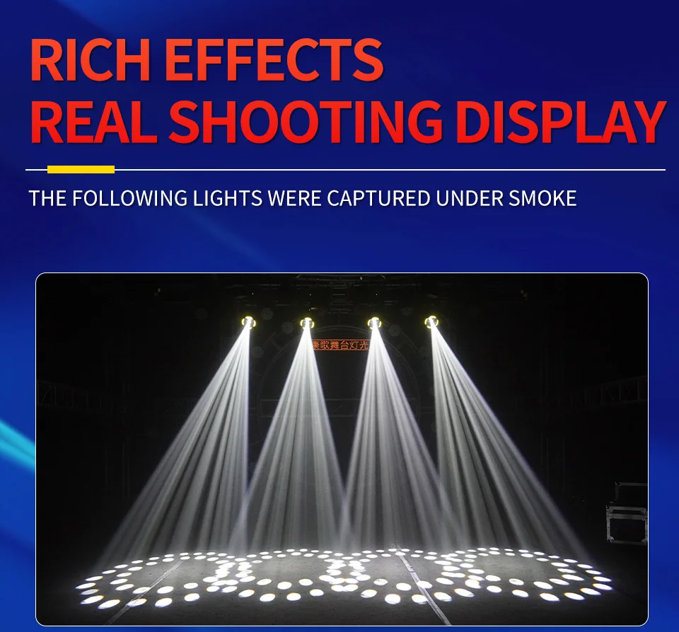Professional 200W RGB Beam Stage Light Led 250W DMX Sharpy Beam Moving Head Ligh