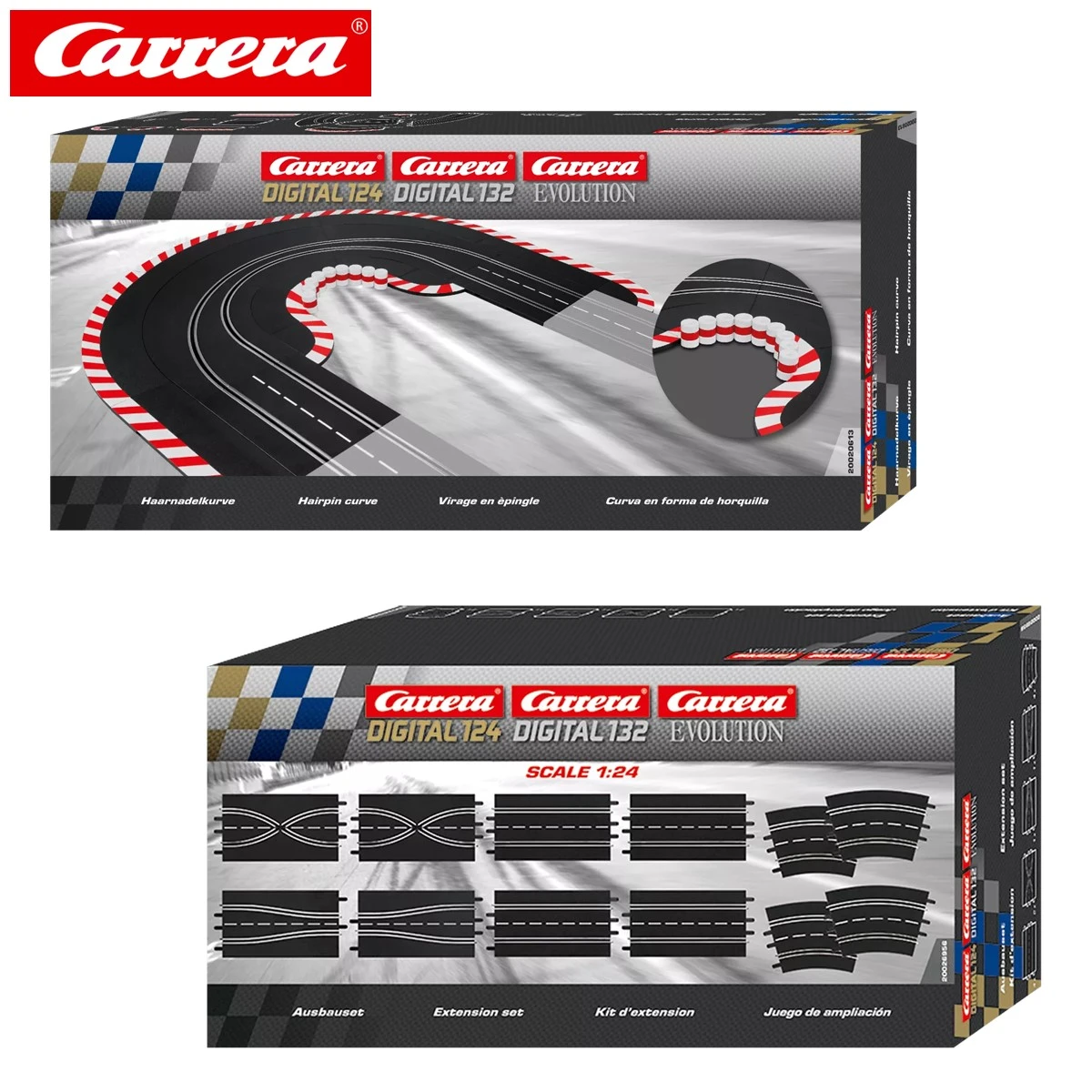 Carrera Slot Car Evolution/Digital Track Parts Evolution/Digital 124/132  26956 Extension Set 3 / 20613 Hairpin Curve| | - AliExpress