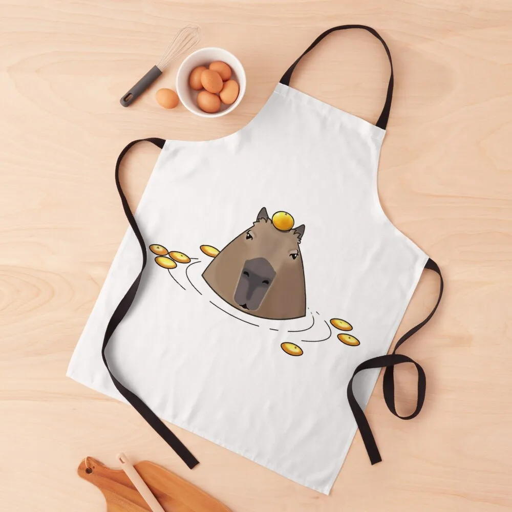 

Capybara , Capybara Gift , Capybara Family Apron Kitchen New 2022 Year professional kitchen Home Cleaning Apron