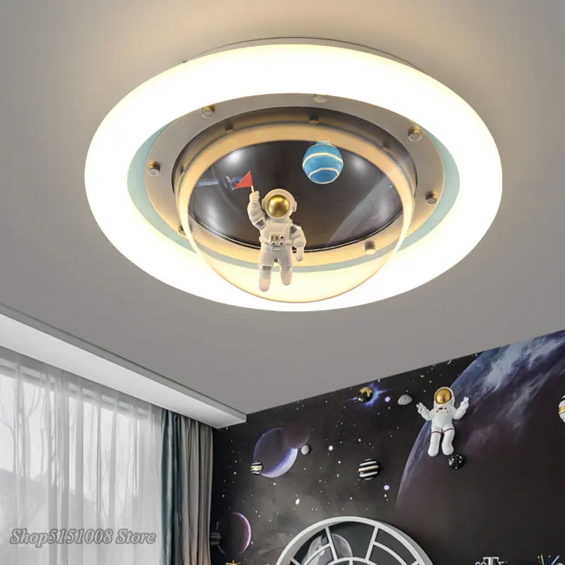 Cartoon LED-plafondlamp Dimbare kinderkamer