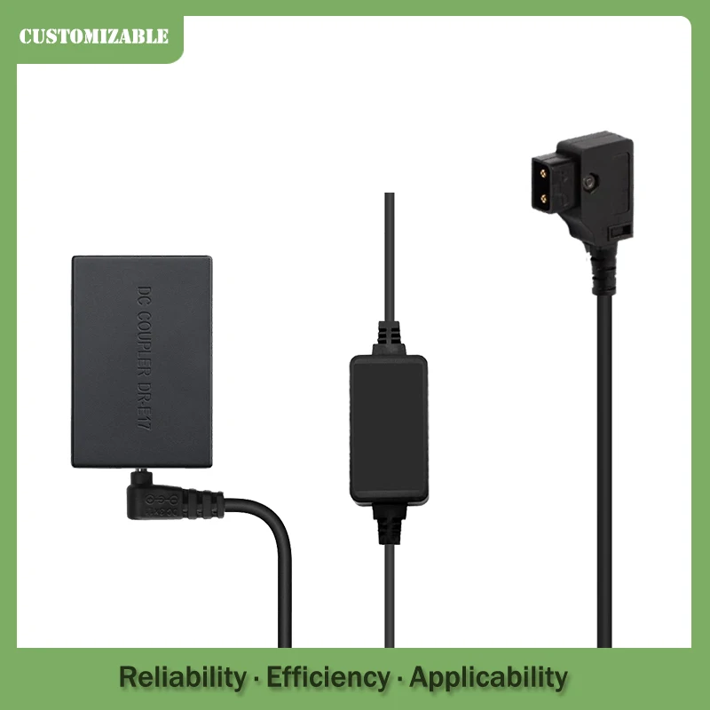 Dr-E17 Dc Accoppiatore Lp-E17 Batteria Fittizia Ack-E17 Cavo Step-Down 12-24V A D-Tap Rubinetto Per Canon Eos M3 M5 M6 Eos-M3 Eos-M5 Eos-M6