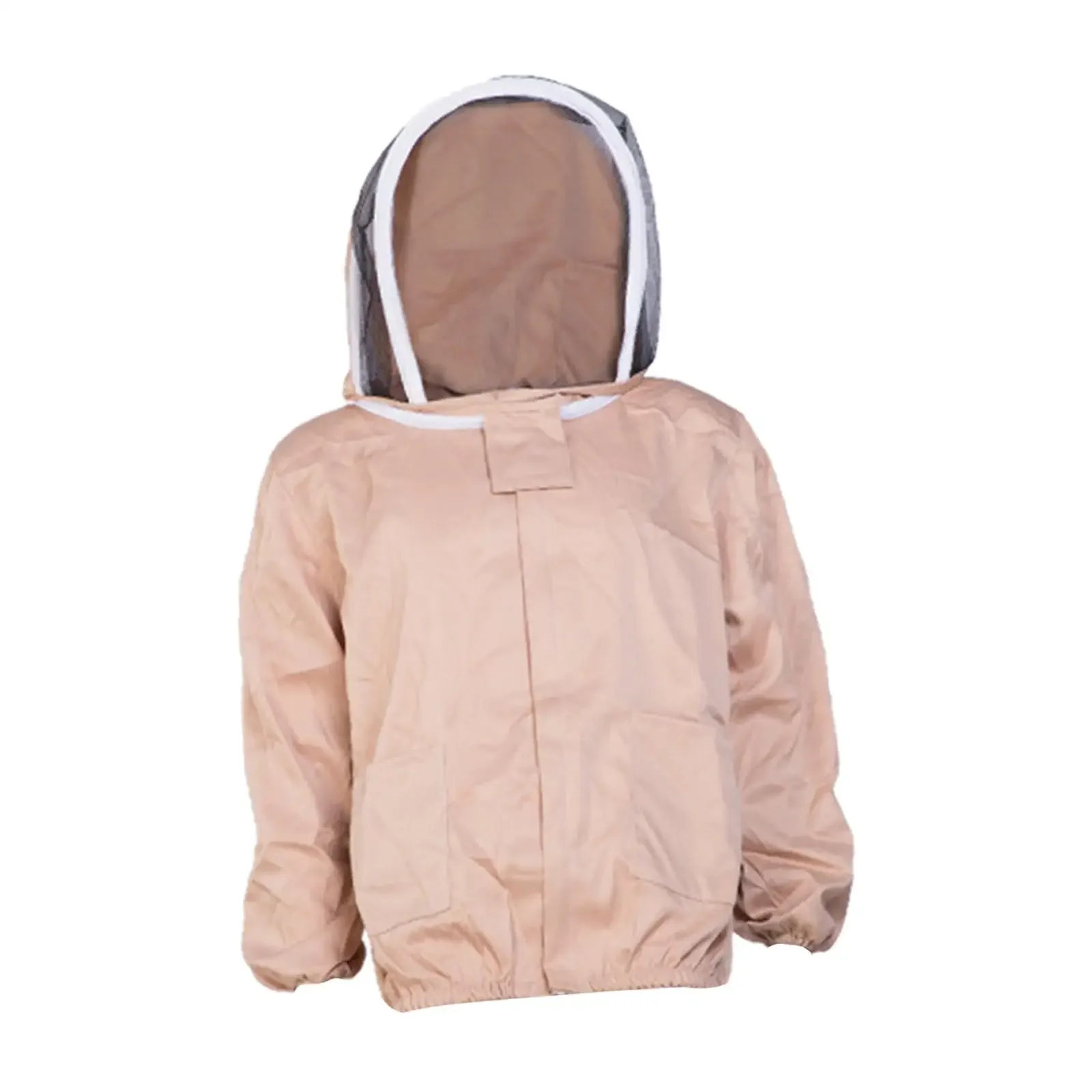Beekeeper Suit with Pockets Breathable with Hat Equip Suit Beekeeping Jacket Bee Keeper Suite Farm Smock for Backyard