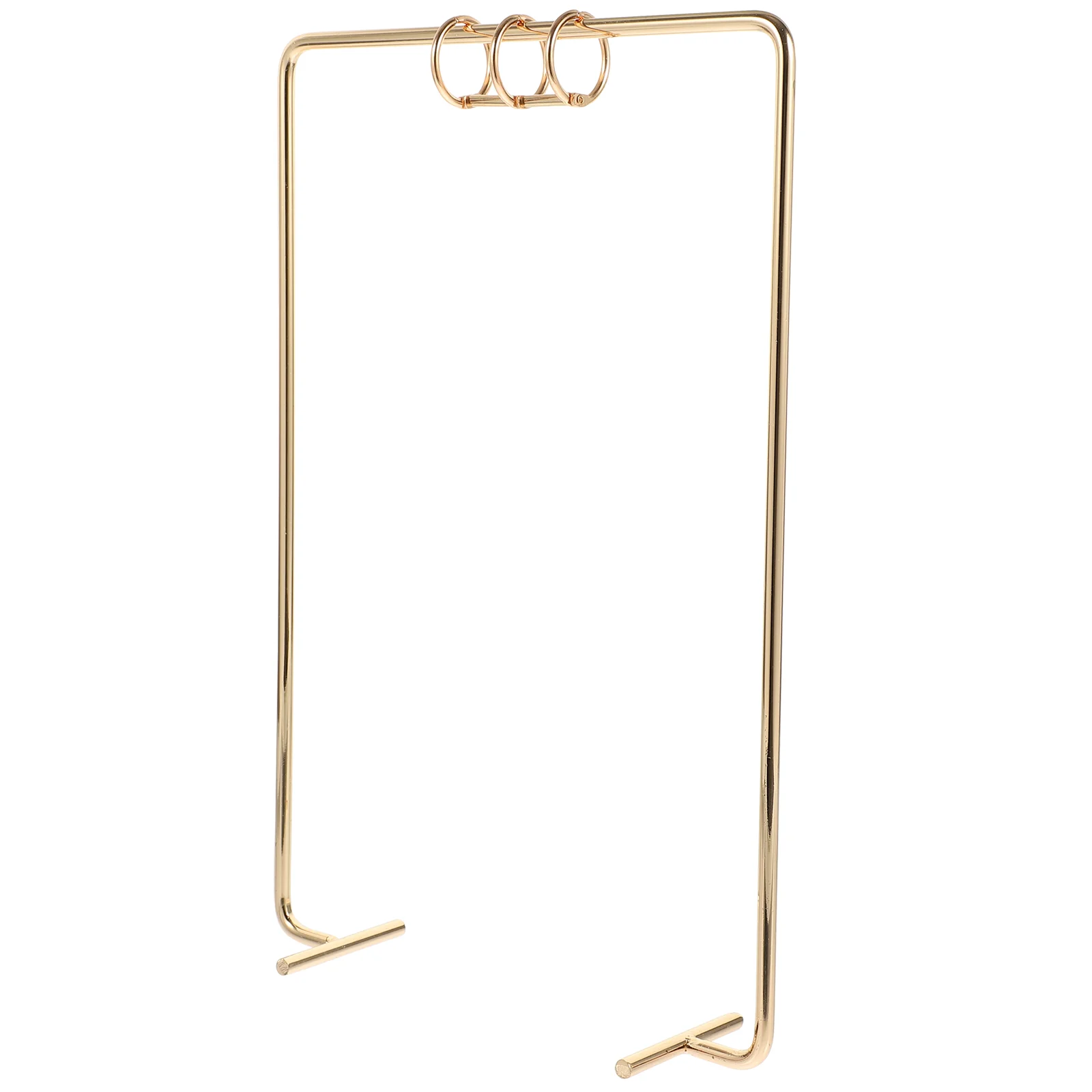Calendar Stand Desk Calendars Holder Display Bracket Flip Desktop Decor Iron Office Supplies