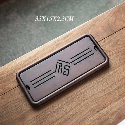 Chinese Solid Wooden Tea Tray Teaware Kung Fu Tea Set Carving Table Drawer Type Storage Drainage Board Vintage Home Decor wooden serving tray tea tray tea set
