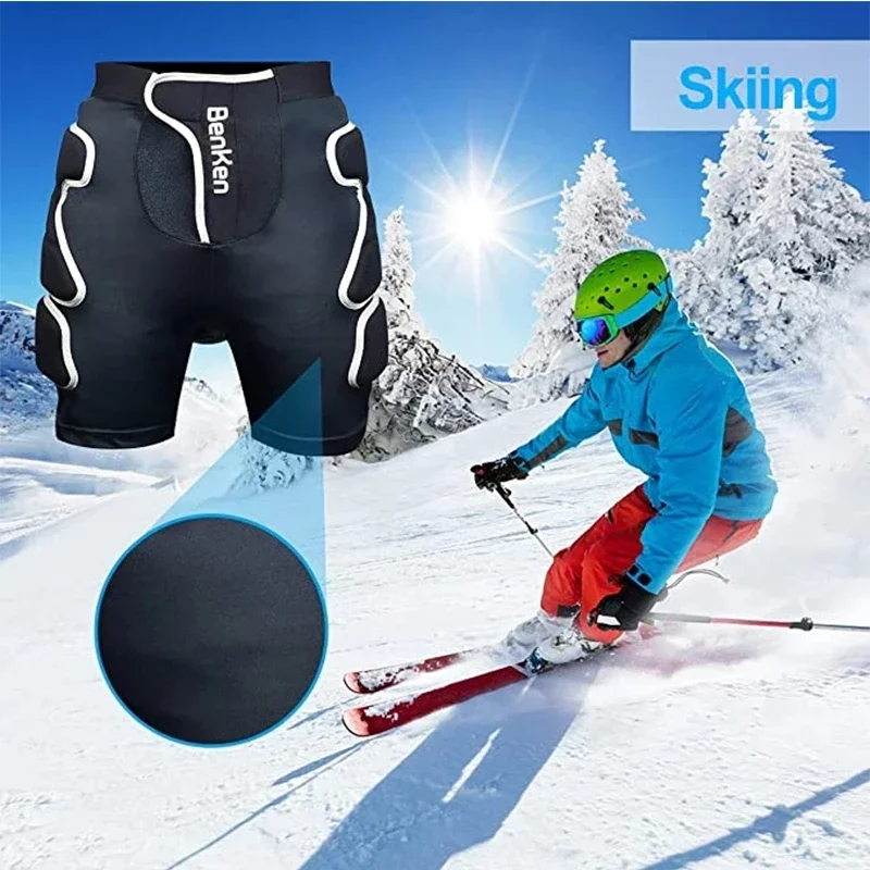 BenKen Pantaloncini protettivi sportivi 3D Eva Protection Butt