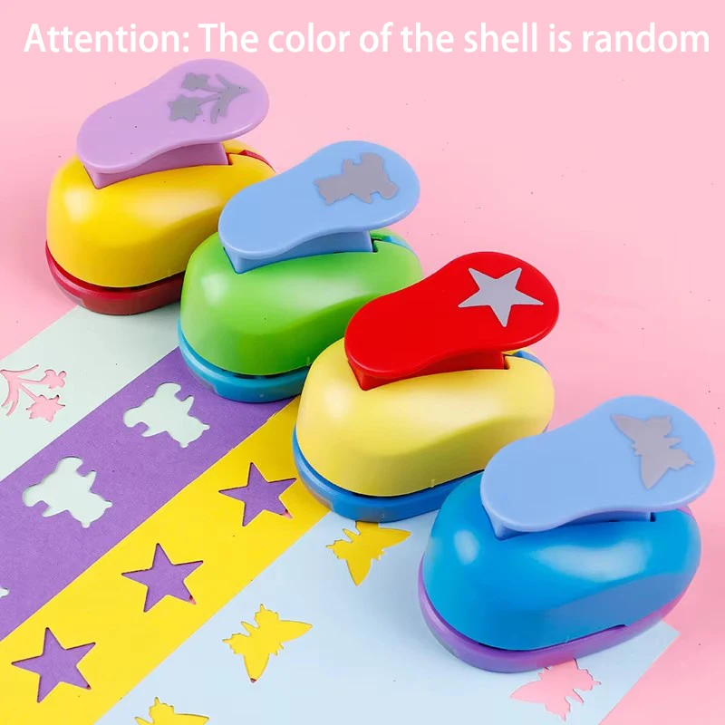DIY Paper Cut Eva Foam Maker Puncher Scrapbooking Labor Saving For Kid Hole Punch Embossing 5*3*4.5cm