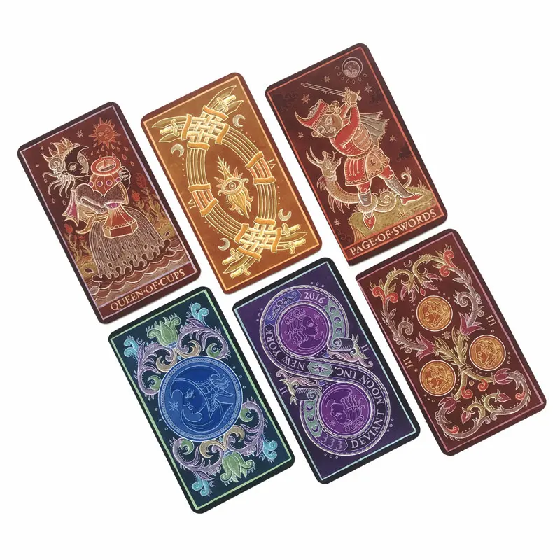Hot selling Rainbow Tarot Card Oracle Leisure entertainment games Card, family gatherings Tarot , board games Tarot Deck 3