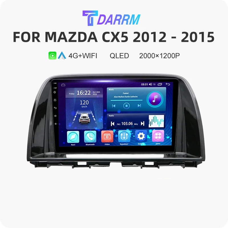 

Car Radio Multimedia for Mazda CX5 CX-5 CX 5 2012 2013 2014 2015 Video Player Navigation Stereo GPS 4G Carplay Android Auto DSP