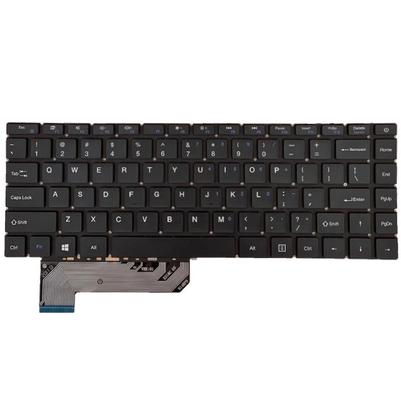 Teclado de Laptop Nos para Gateway para Gateway Modelo Gwtn141 Gwtn1412 2gr 2bk 2bl 2pr Gwtn1413 3bk 3bl 3gr 3pr Gwtn1414 4bl 4gr 4bk Novo - Imagem 2