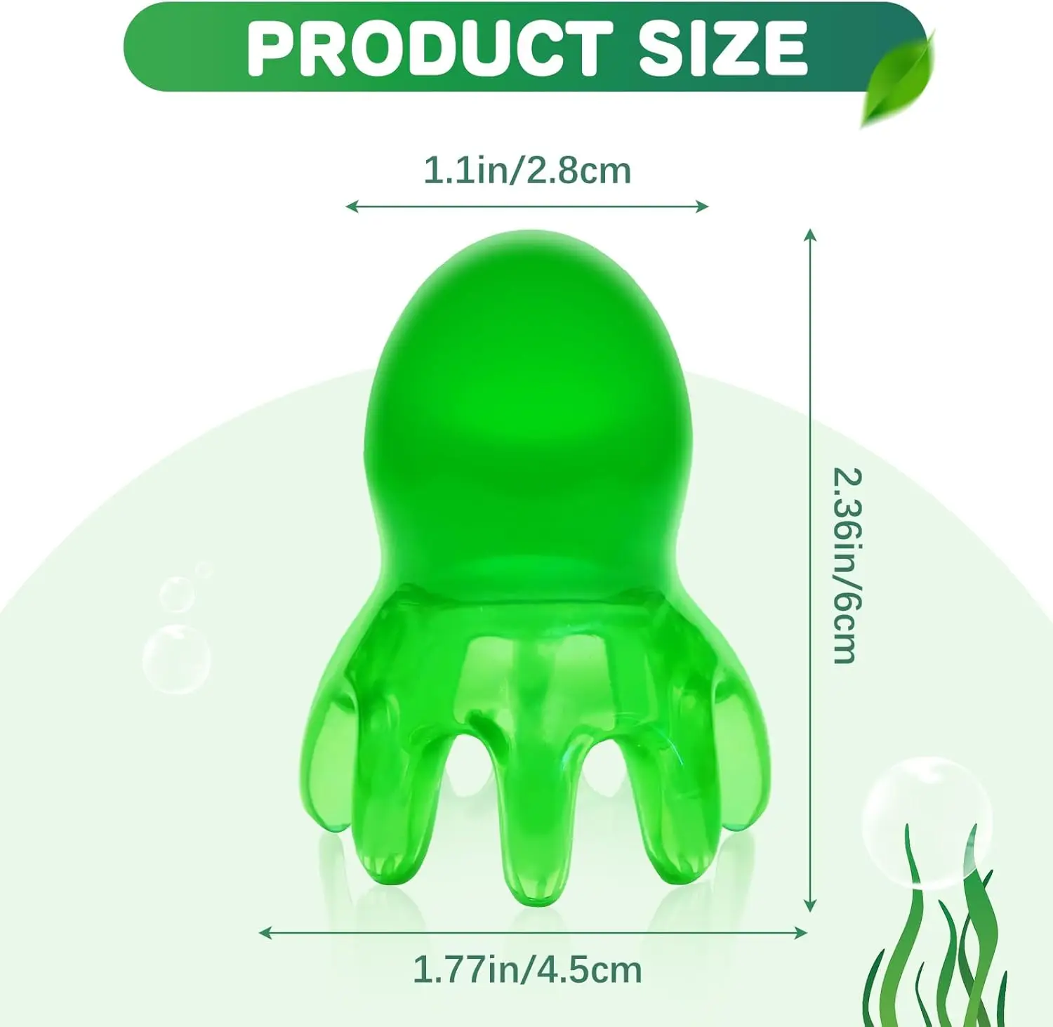 Octopus-Shaped Head Scratcher Head Spa Tools for Deep Relaxation Gua Sha Tools for Acupressure Scalp Massage Tools