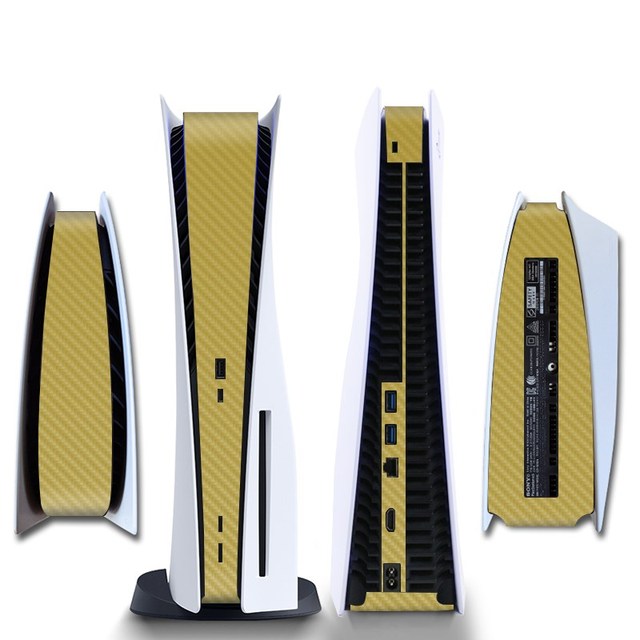 Stickers Skin For PS5 CD-ROM/ Digital Edition Protective Shell Game Console Middle Replacement Decoration Strip DIY