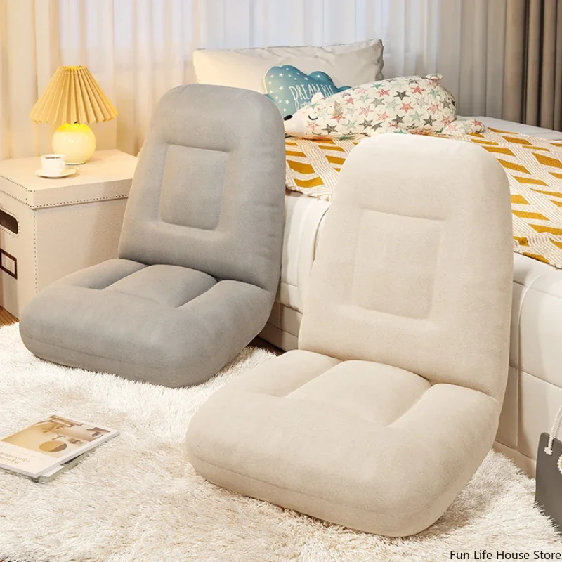 Modern Simple Lazy Sofa Tatami Single Folding Bed Backrest Seat Student Reclining Bay Window Balcony Chair Soft Home Supplies