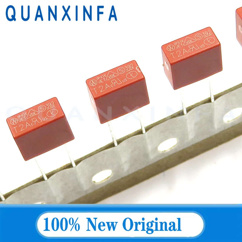 20PCS type 392 square tube fuse T500MA0.5A/T1A/1.25A/1.6A/2A/3.15A/4A/5A/6.3A/8A/10A/15A250V slowly fusing insurance tube